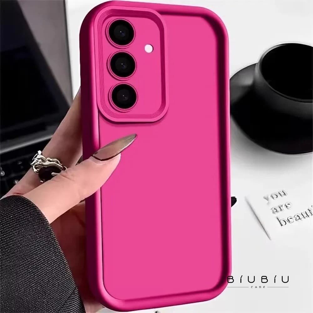 Capa colorida macia TPU anti choque Samsung A54 A55 A56 A35 A36 A23 A25 A26 A13 A14 A15 A16 A05 A05S