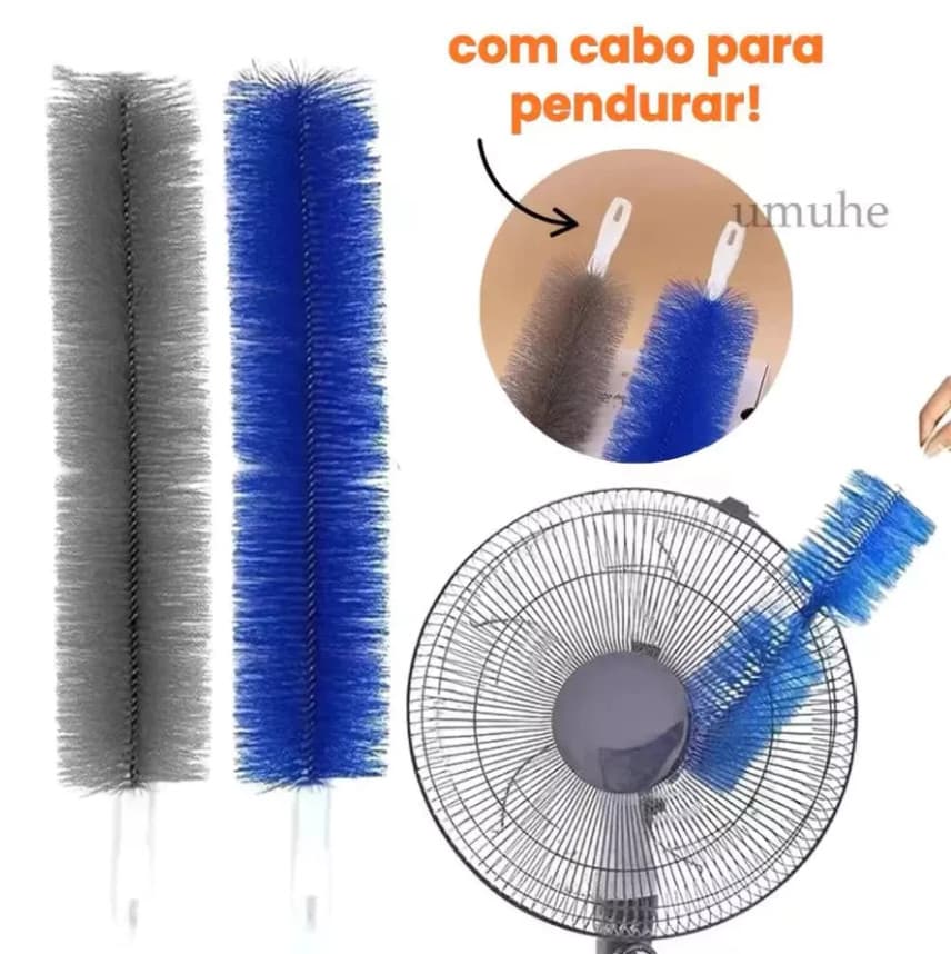 Escova De Ventilador Flexível Microfibra Removedor De Poeira Doméstica Limpeza Dobrável Ar Condicionado Obturador