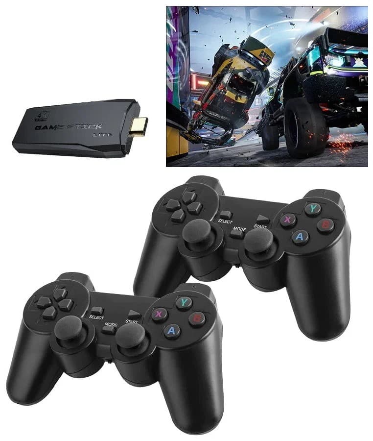 Jogo Stick Lite 64 GB, 4K Ultra HD, 2 Geipas, 10000 Jogos