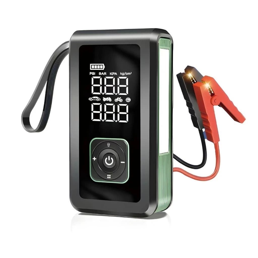 Mini Compressor de Ar Portátil Digital S/Fio Pneu Carro Moto