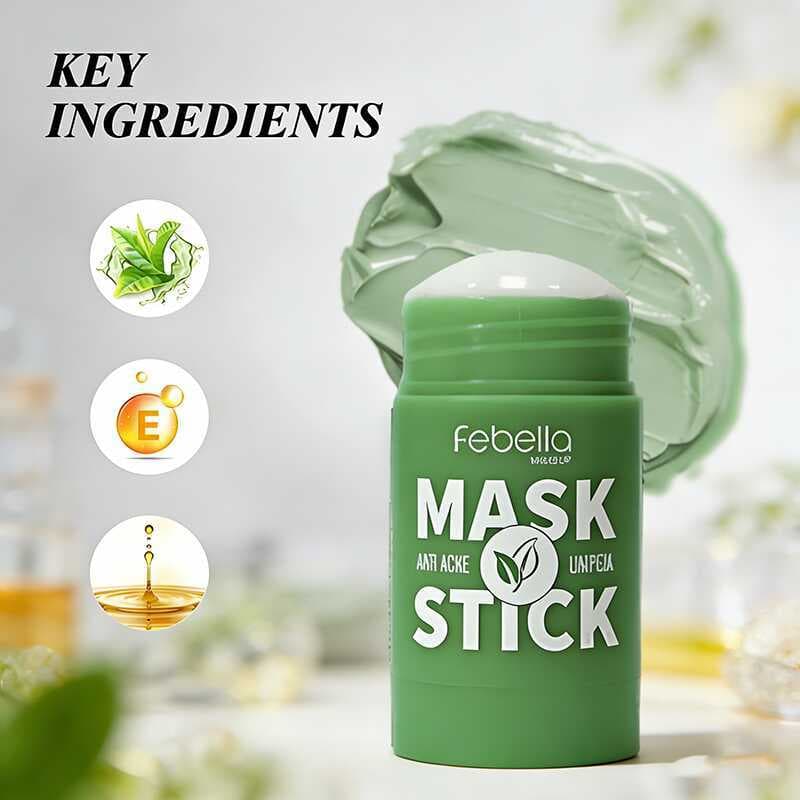 Máscara Facial Febella Limpeza Profunda - Limpeza de Pele, Redução de Poros e Cuidado com Cravos MGS10101