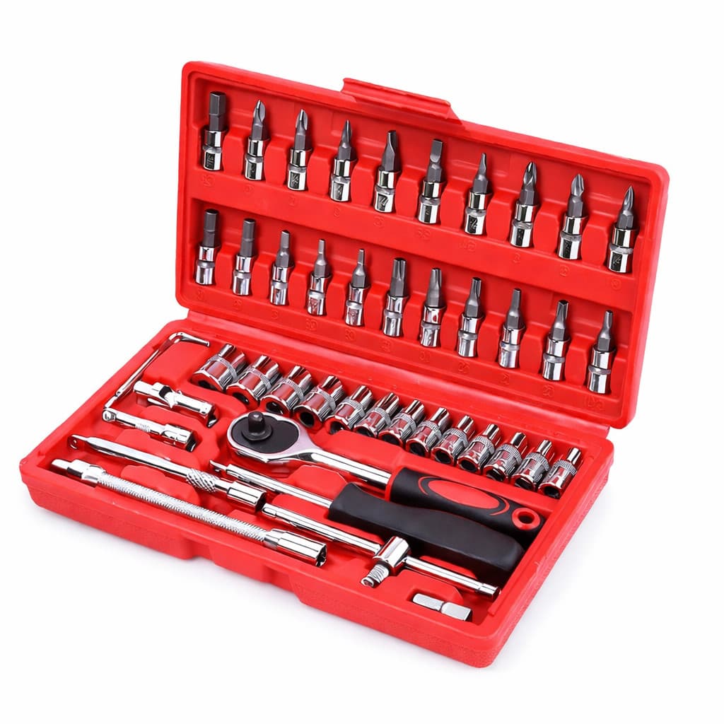 Kit Ferramentas 46 Peças com Maleta