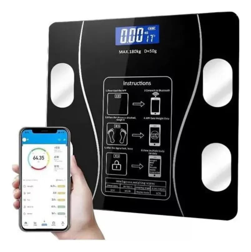 BALANCA BIOIMPEDANCIA ELETRONICA P/ USO DOMESTICO 180KG