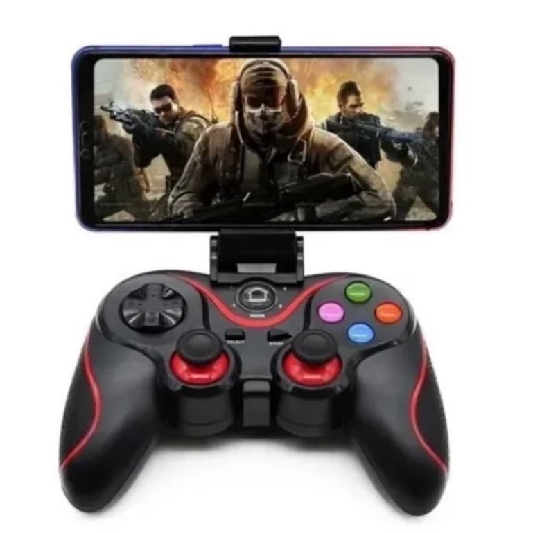 Controle de Jogo Gamepad V8 Celular Joystick Sem Fio Wireless Android PC Bluetooth