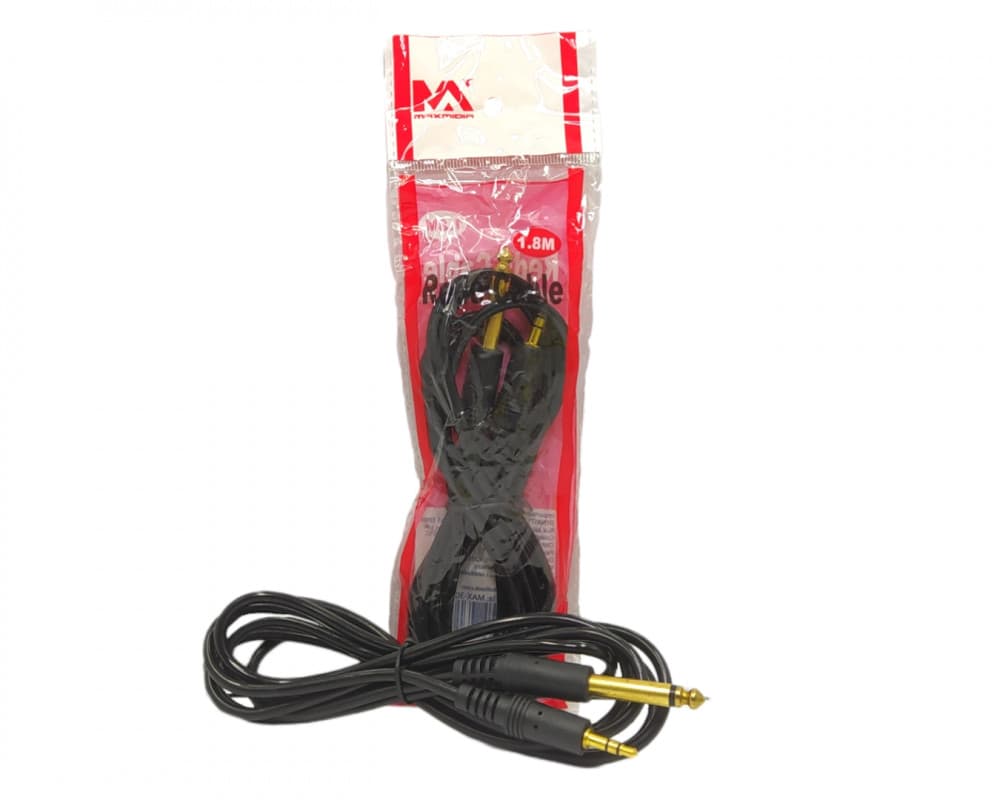 Cabo P2 Auxiliar Audio P2 / P10 1,8 Metros MaxMidia MA-30857-9
