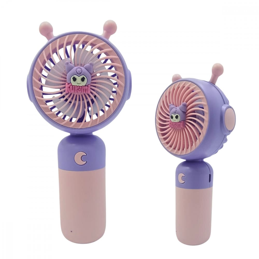 Mini Ventilador Portátil Recarregável de Mesa Sweet Cartoon LUA Hmaston S080