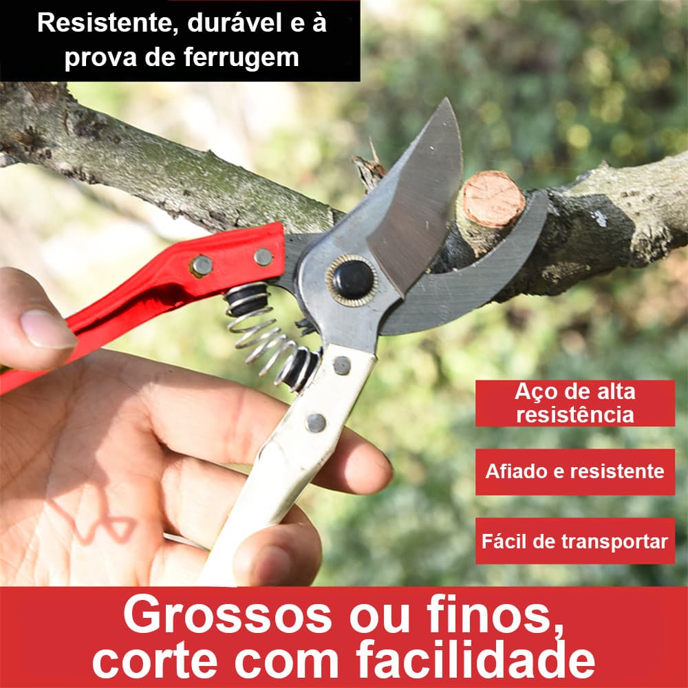 Tesouras de poda ultra-afiadas são adequadas para podar flores, plantas e bonsais no jardim. UNIFY