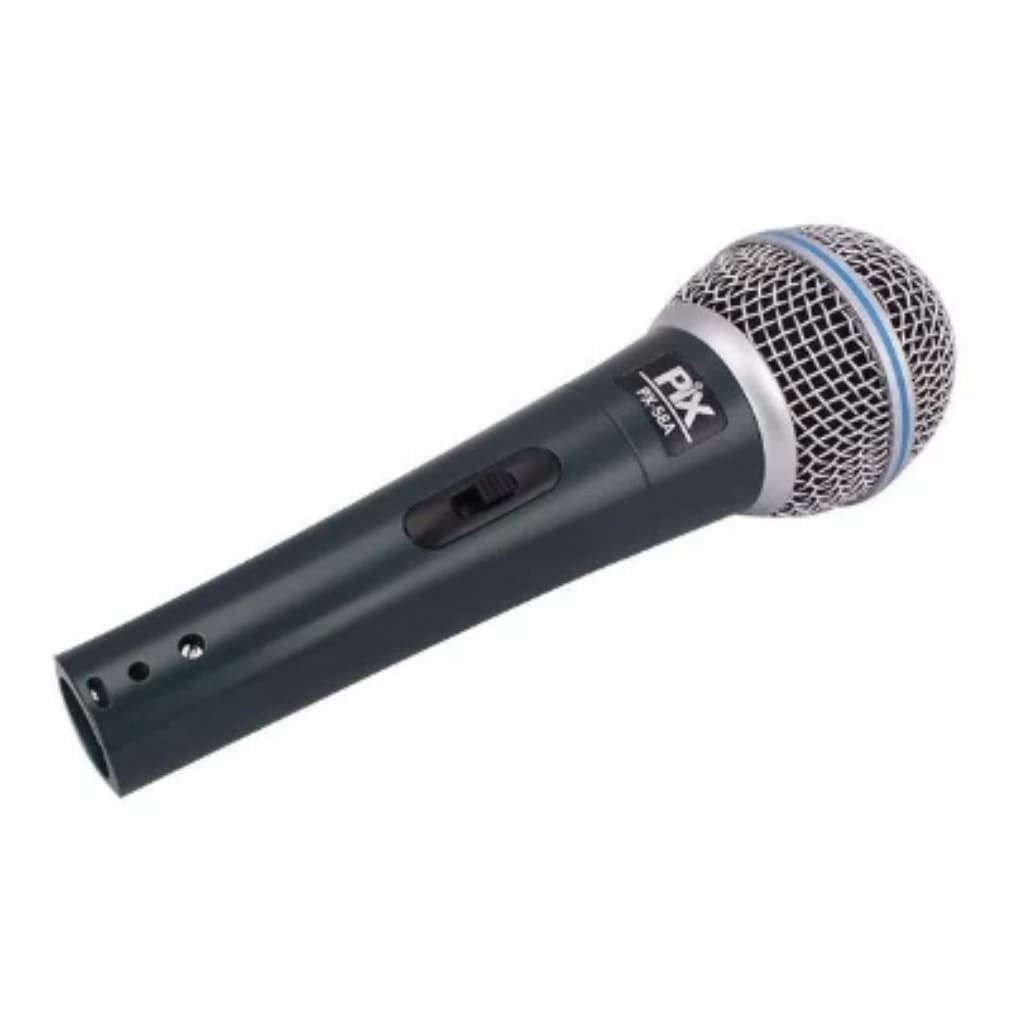 Microfone Dinamico Unidirecional Com Fio Px-58a