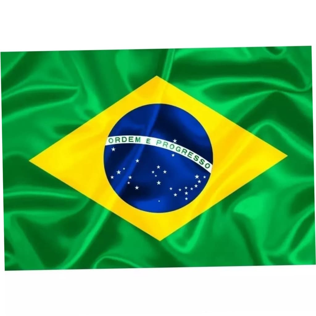 Bandeira do Brasil Copa do Mundo Grande 1,50m x 0,90m