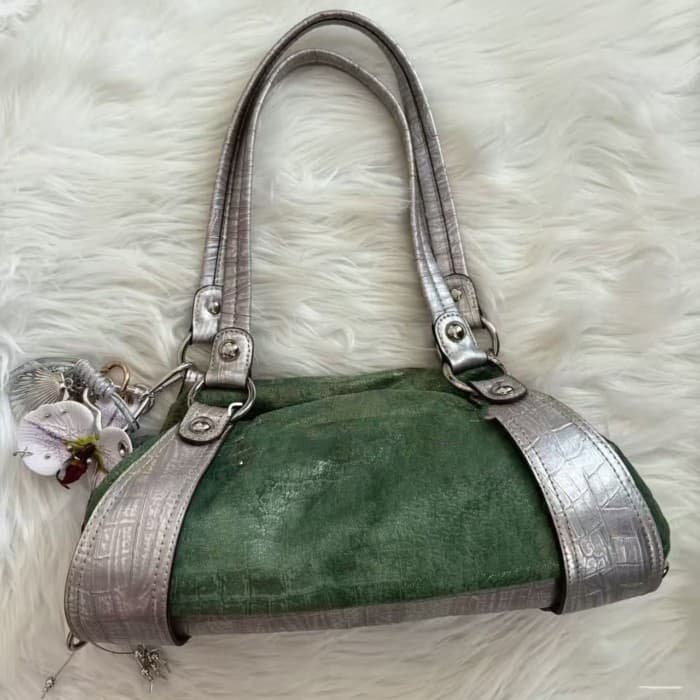 TooToo Hot Girl Novo Estilo Contraste Cor Duas Costas Bolsa de Ombro Moda Bolsa nas Axilas