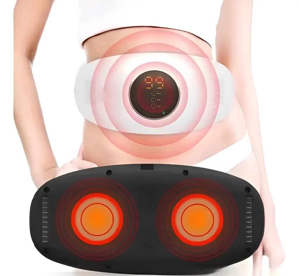 Cinta De Emagrecimento e Massageador Elétrico Vibração Abdominal