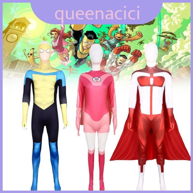 Macacão Invencível Do Poliéster Traje Cosplay De Omniman Para O Desempenho E Convenções Palco