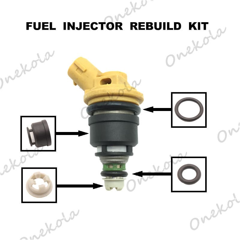 Kit de reparo de malha de filtro de anel de vedação de injetor de combustível adequado para Subaru EJ20 Forester 16600-A