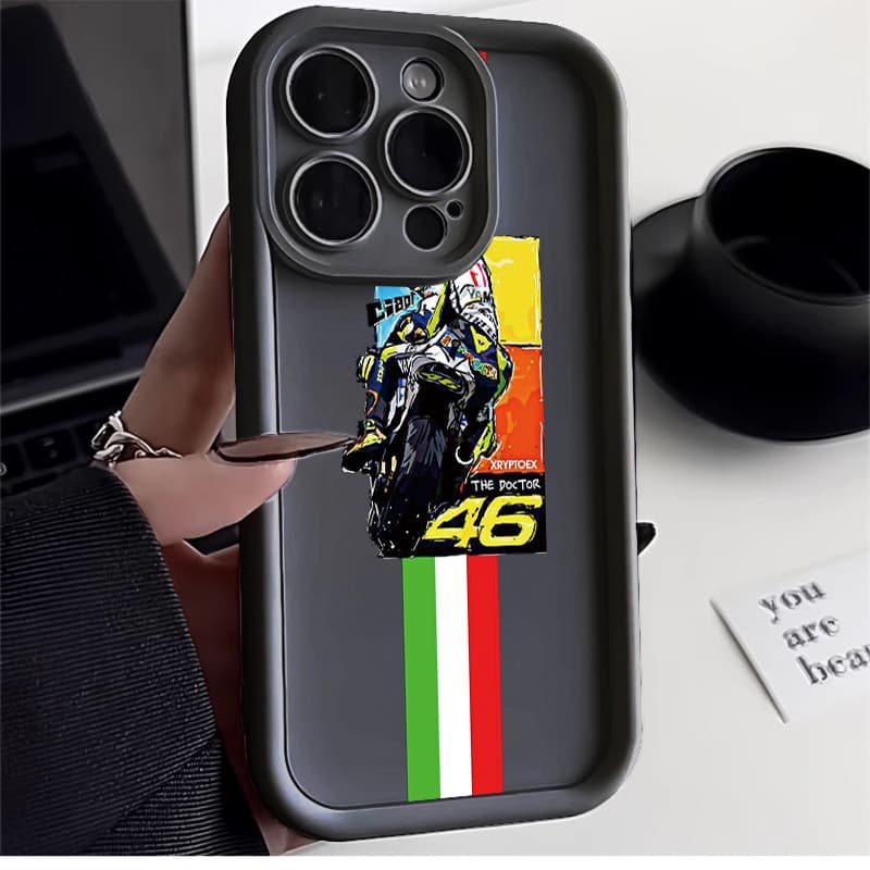 motocicleta TPU anti-impacto Capinha Capa Para IPHONE 13 11 15 14 12 16 17 PRO MAX AIR X XR XS MAX 14 15 16 PLUS