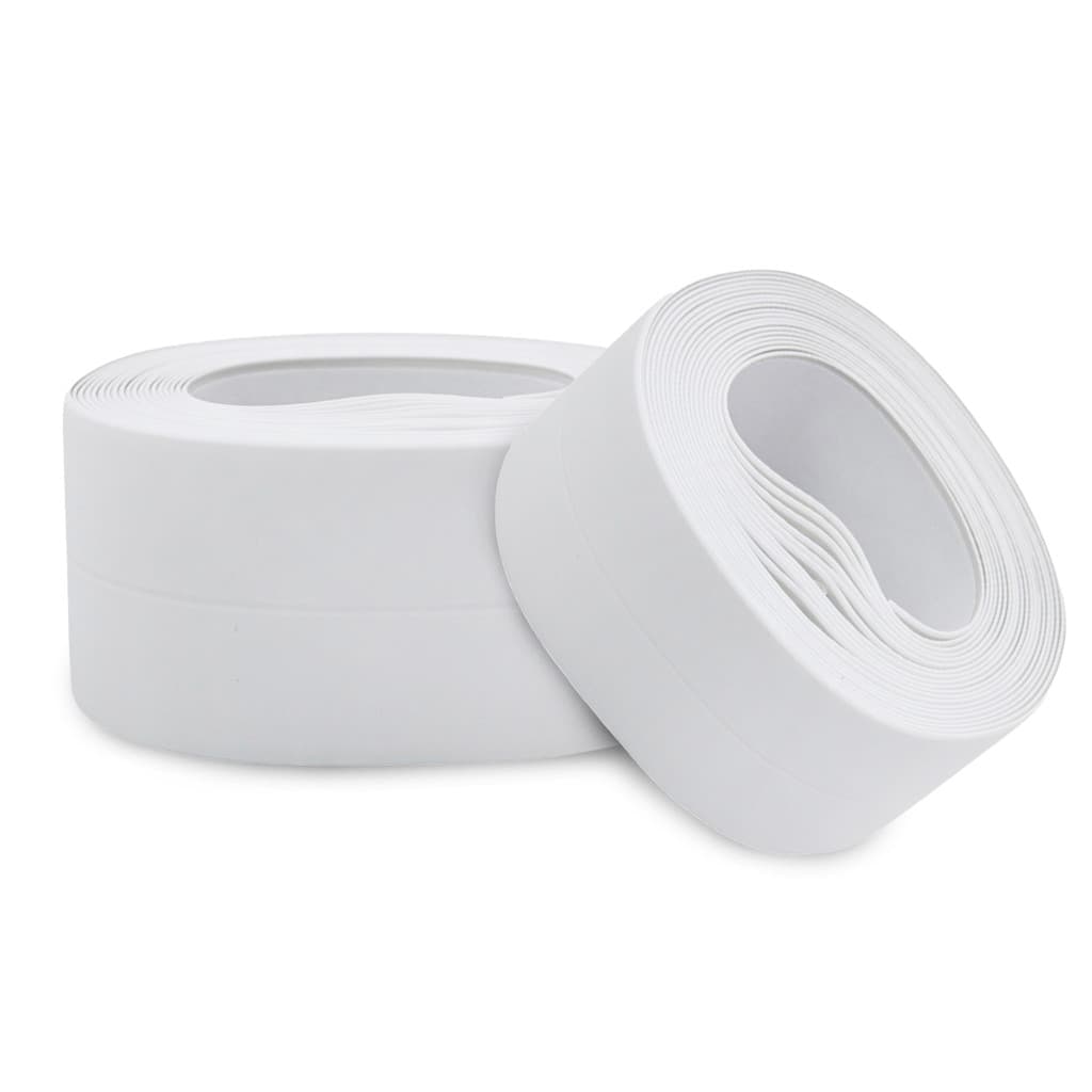 Fita De Vedação Adesiva Porta Janela Protetor 3 Metros X 3,5cm Cor:Branco