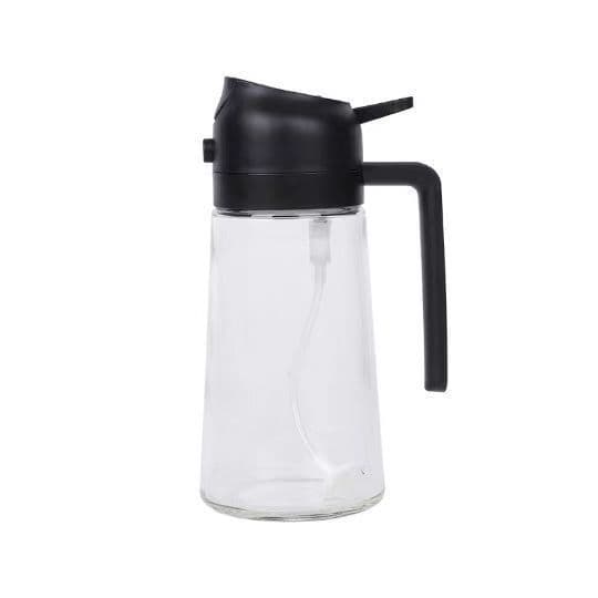 Azeiteiro Spray 500Ml Vidro Preto Snh561 Snel Home