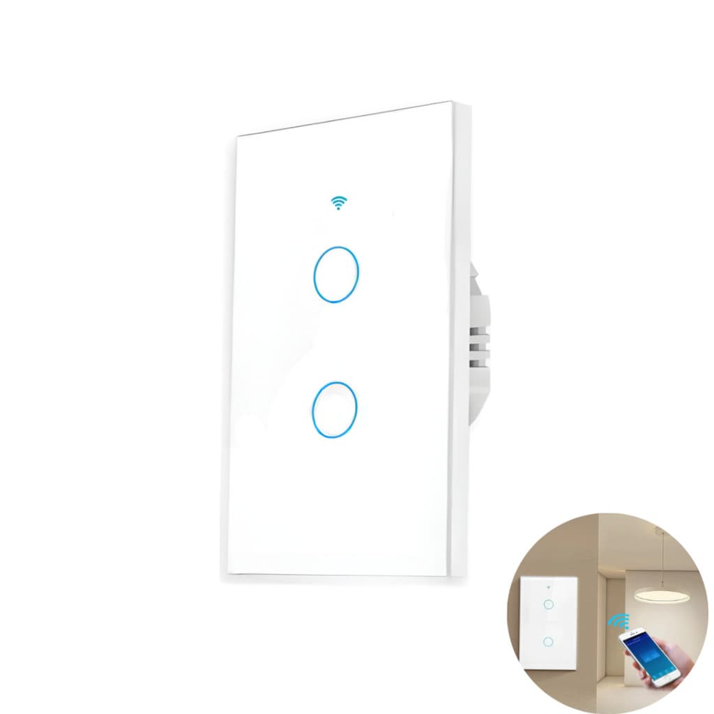 Interruptor Inteligente Wi-Fi Touch Compatível Com Alexa e Google
