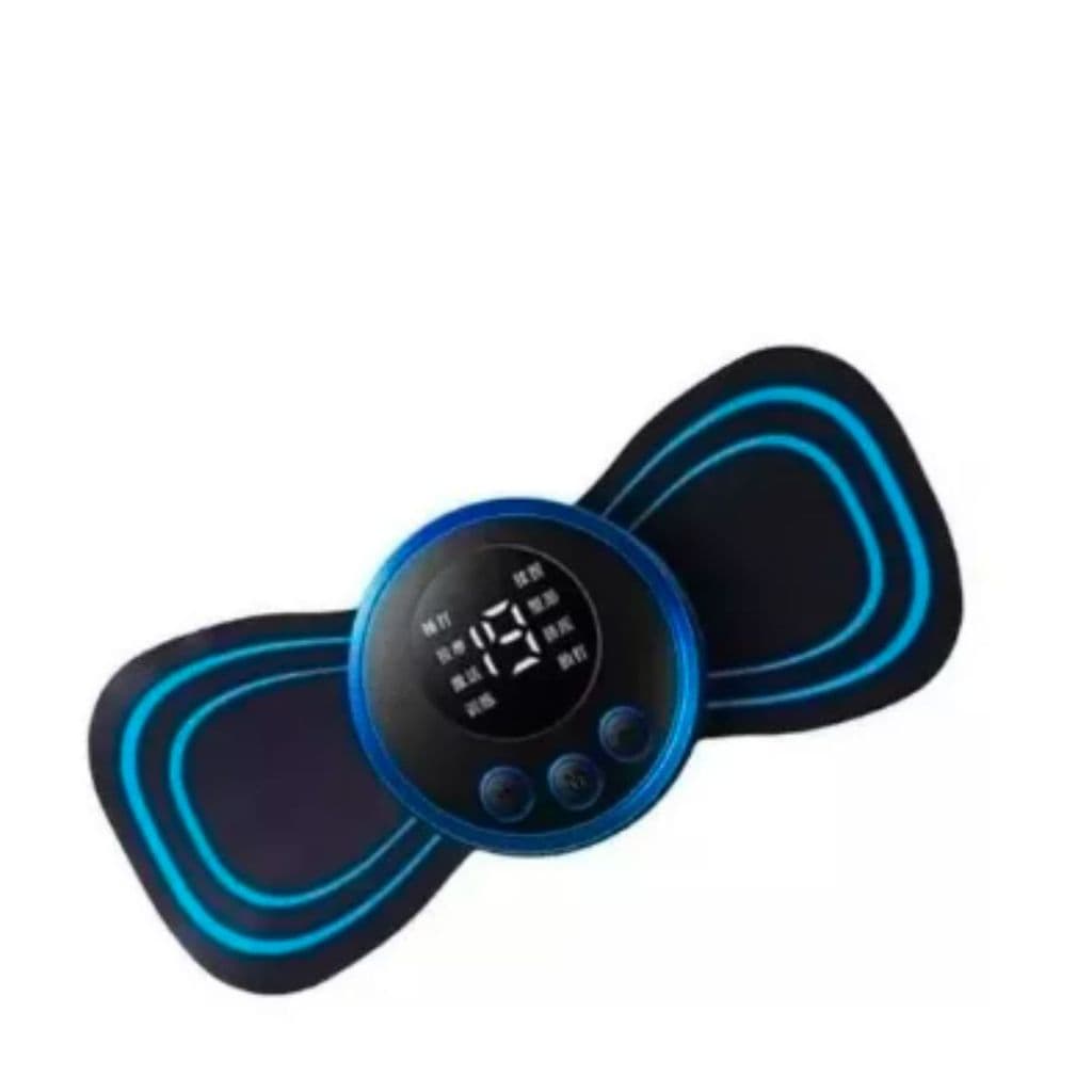 Mini Massageador Portatil Dor Pescoco Coluna Cor Preto