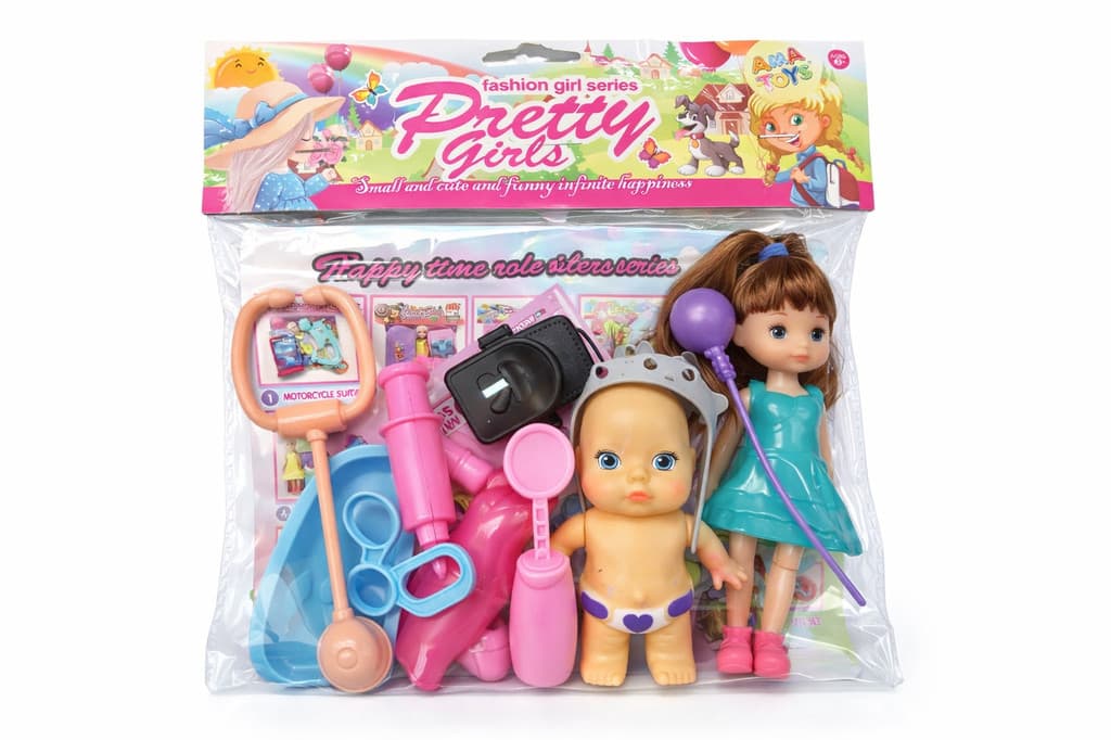 Kit Boneca Infantil com Acessórios Médicos Brinquedo