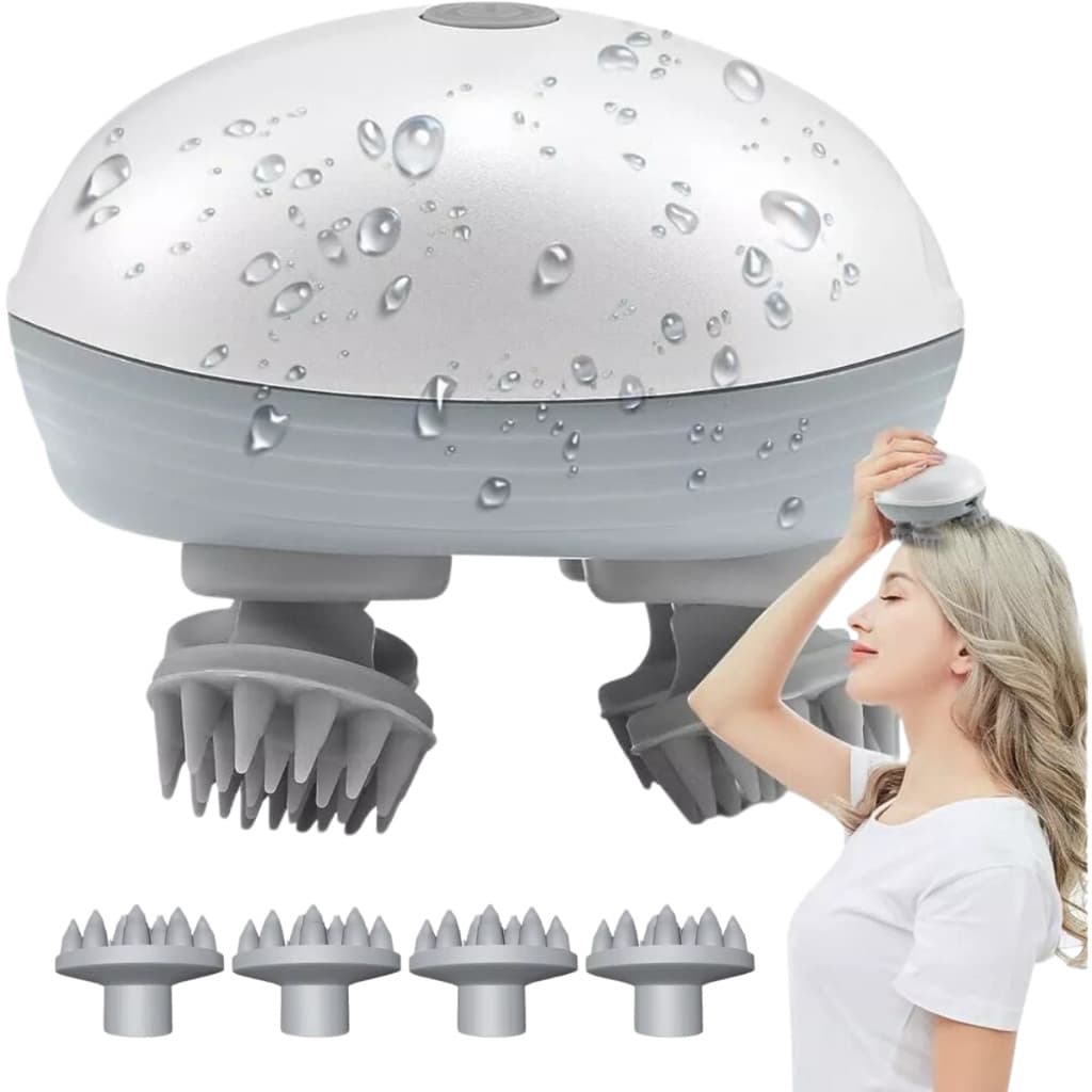 Massageador Eletrico Inteligente Corporal e Couro Cabeludo Bivolt