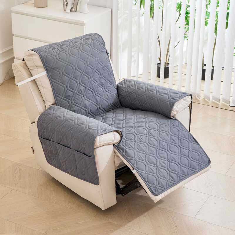 Figura 8 Massagem Reclinável Pet Impermeável Antiderrapante Capa de Sofá Queijo Único Almofada de Sofá Conjunto