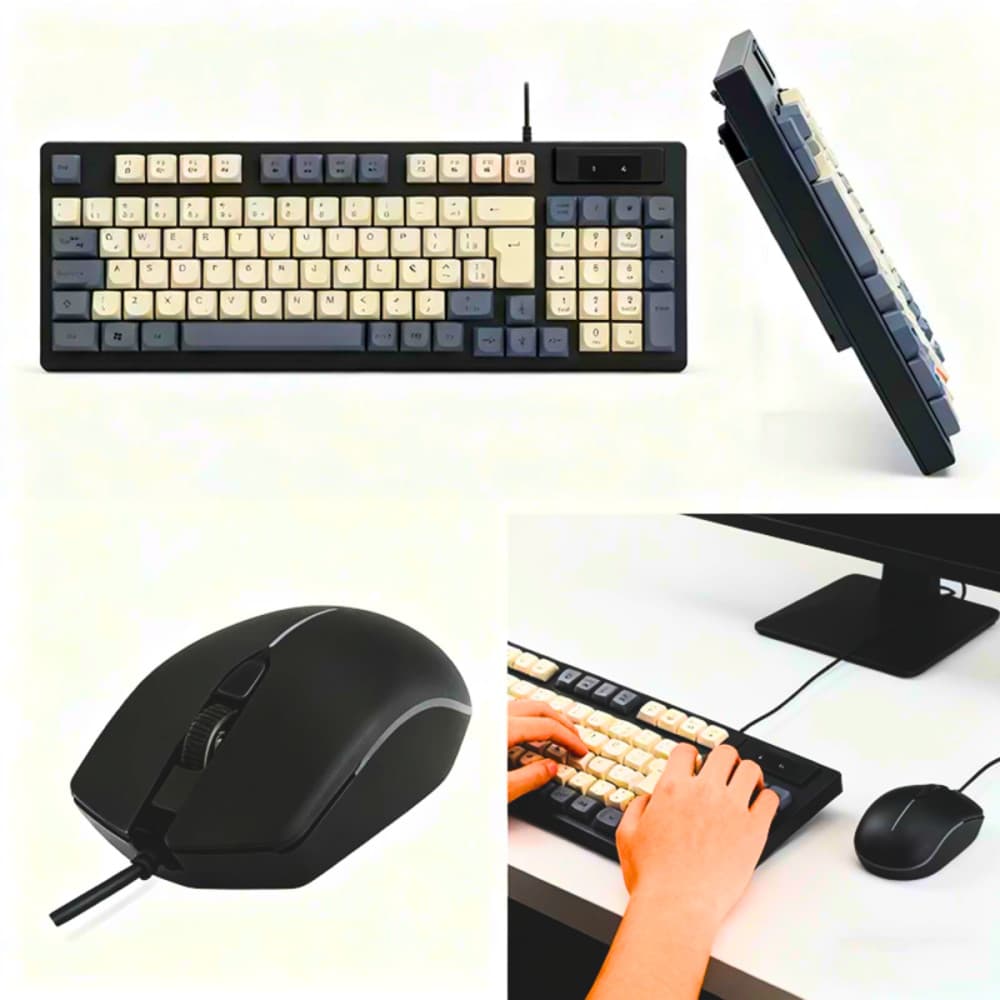 Kit Gamer Teclado Semi-Mecânico e Mouse 1200 DPI Altomex AL-9510