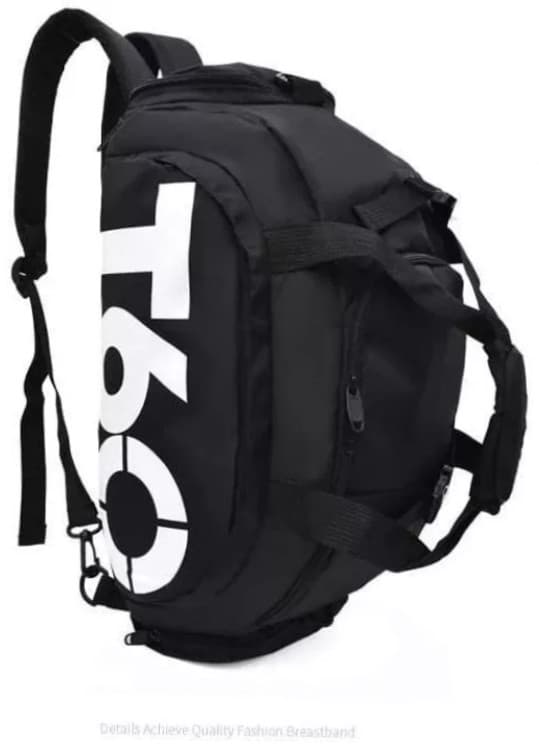 PRETO - T-6 - Bolsa Esportiva Multifuncional Transversal