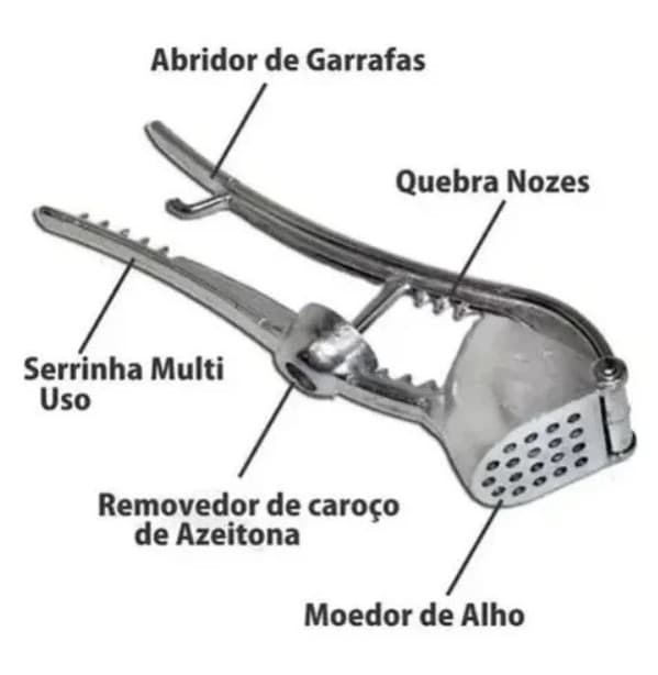 Espremedor de alho aço Inox utensilio de cozinha multiuso