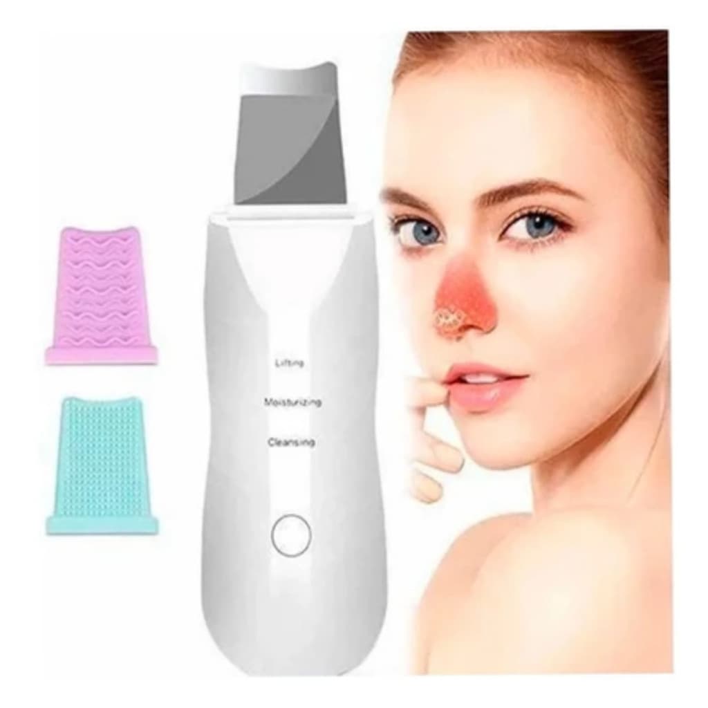Peeling Ultrassônico Facial Limpeza Profunda Esfoliante Removedor Cravos - (Cores Sortidas)