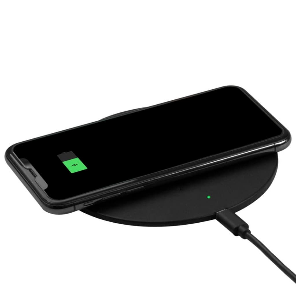 Carregador Sem Fio Por Indução Wireless Rápido Base Padrão Qi Para Iphone Samsung Xiaomi Portátil