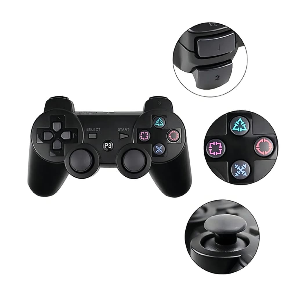 Controle Gamer Sem Fio Wireless 2.4G para Console 3°geração e PC Altomex ALTO-3W