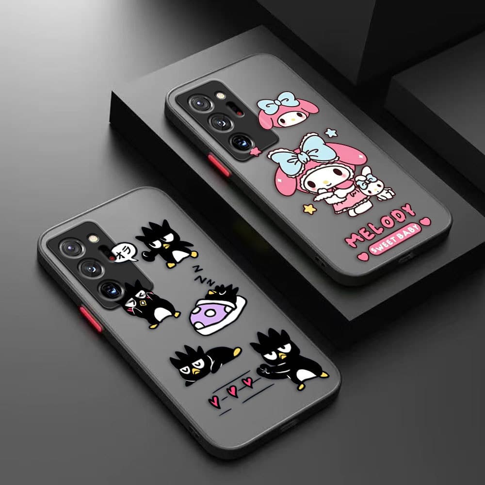 Badtz Maru My Melody Capa De Telefone Fosca Para Samsung A02S A03 A03S A04E A05 A05S A06 A07 A20S A21S A30 A50 A70 M23 M