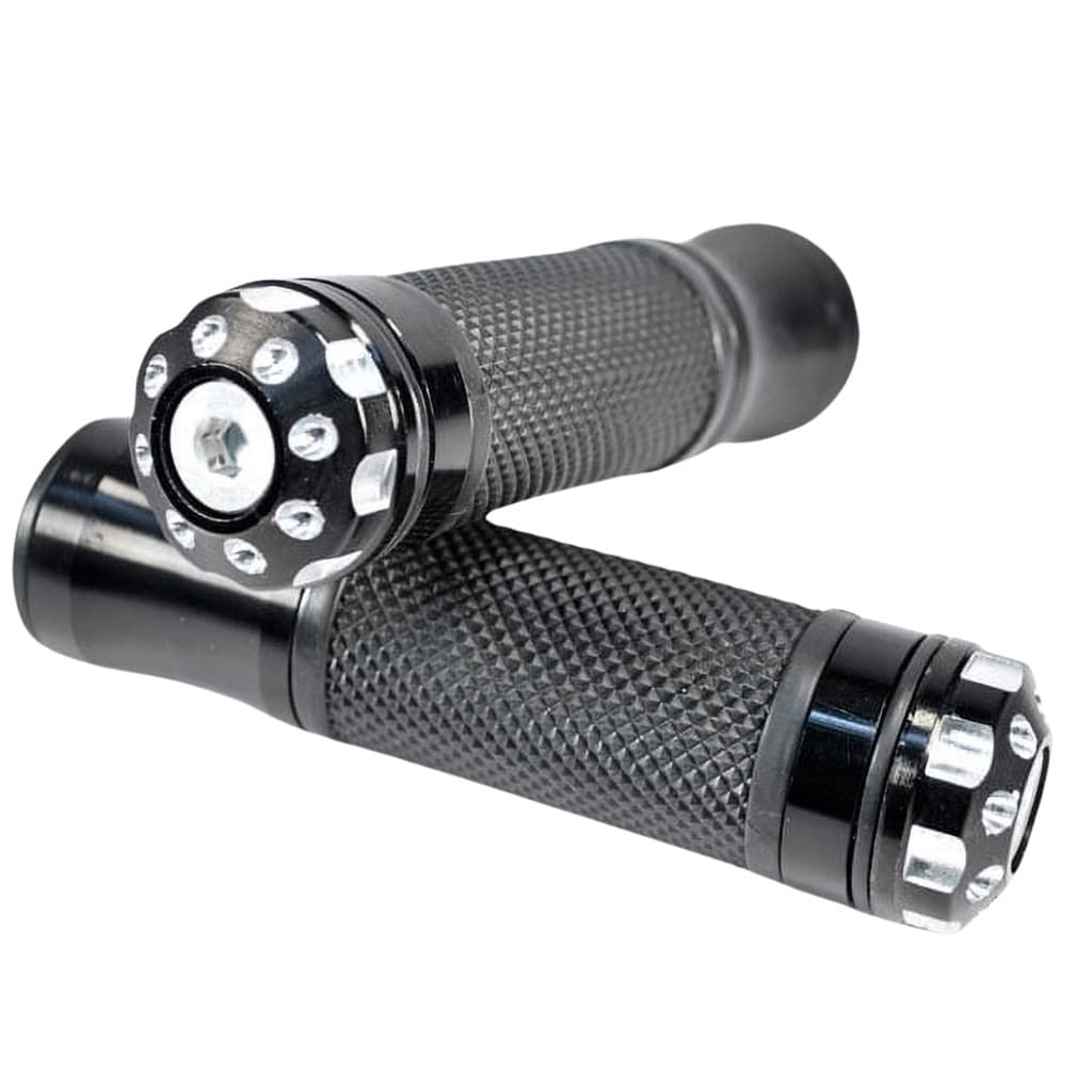 Manopla Luva Antiderrapante para Moto - Alumínio Anodizado Colorido - Ideal para Guidões 7/8