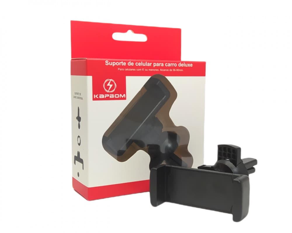 Suporte Veicular Universal para Celular com Encaixe na Saída de Ar Kapbom KA-C016