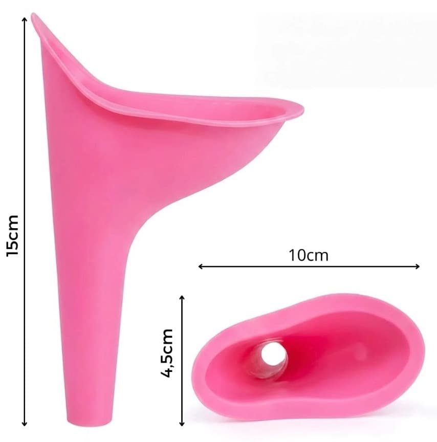 KIT 5 Urinol Feminino Para Fazer Xixi Em Pé Mijador Higiênico