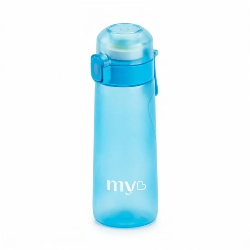 Garrafa Sense 600ml Com Aroma Integrado Hidratação Inteligente Antivazamento Azul