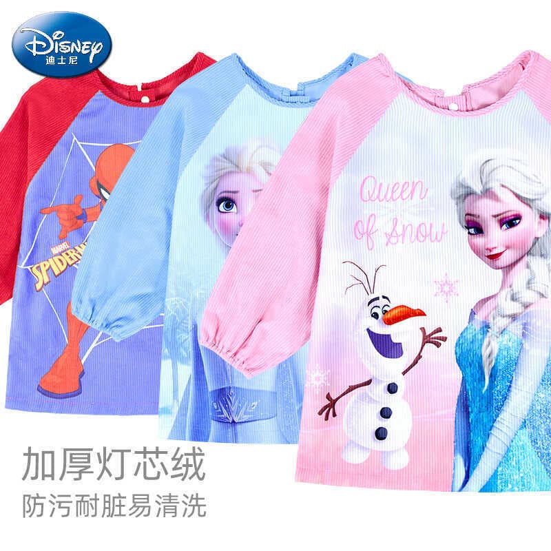 Crianças crianças macacão outono inverno meninos meninas crianças babadores bebê veludo Elsa avental colete estilo