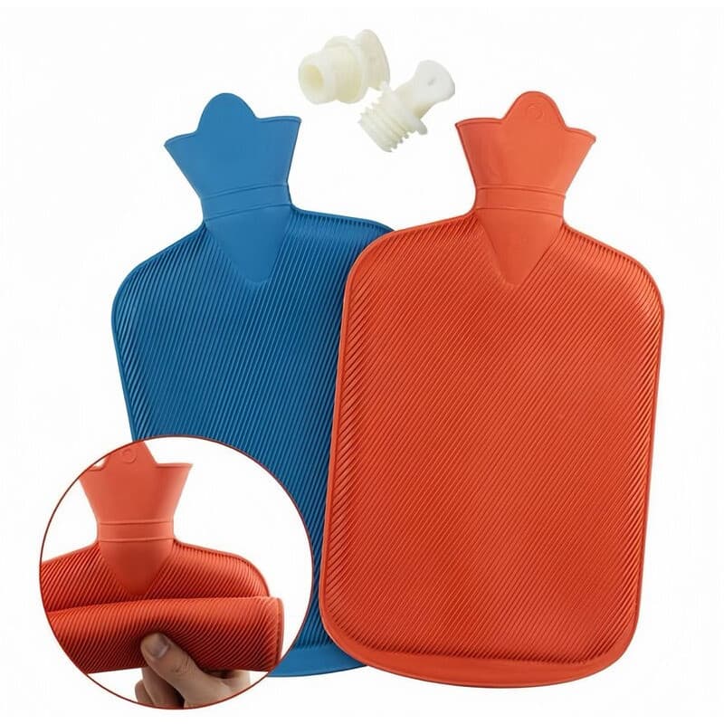 Bolsa Agua Quente Fria Borracha 1L Compressa Bolsa Térmica Dor Cólica Dores Sinusite