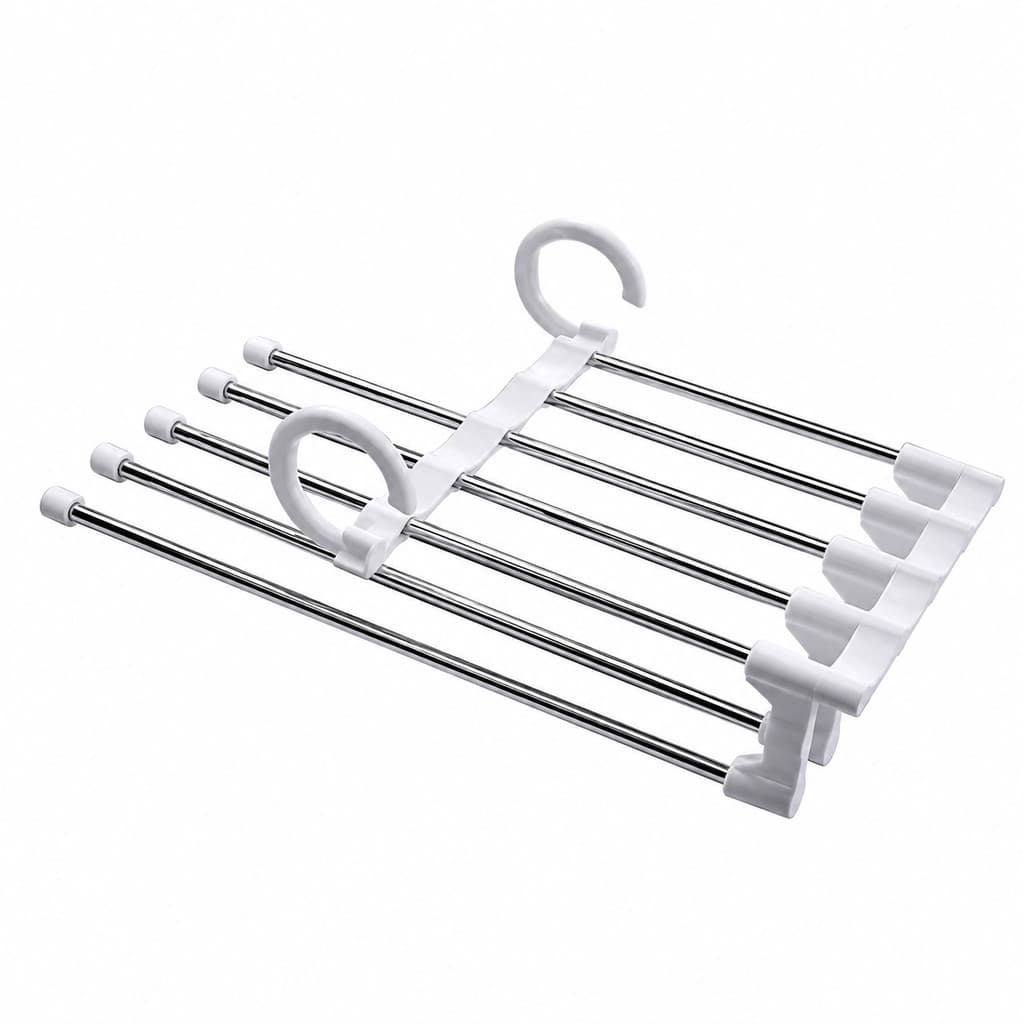 Cabide Organizador Multifuncional 5 Divisórias - Para Calças e Saias