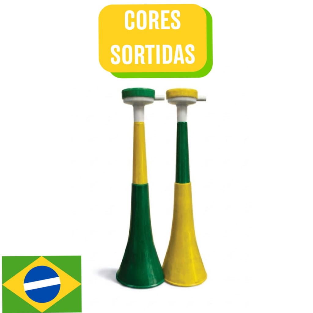 Corneta Brasil Barulhenta – Acessório do Torcedor da Copa do Mundo