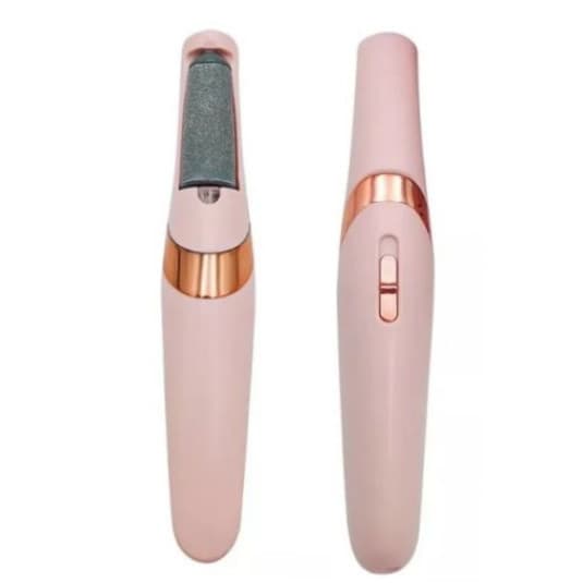 Lixa Elétrica para Pés Recarregável USB Removedor de Calos Pele Morta à Prova D'Água com 2 Rolos Extras