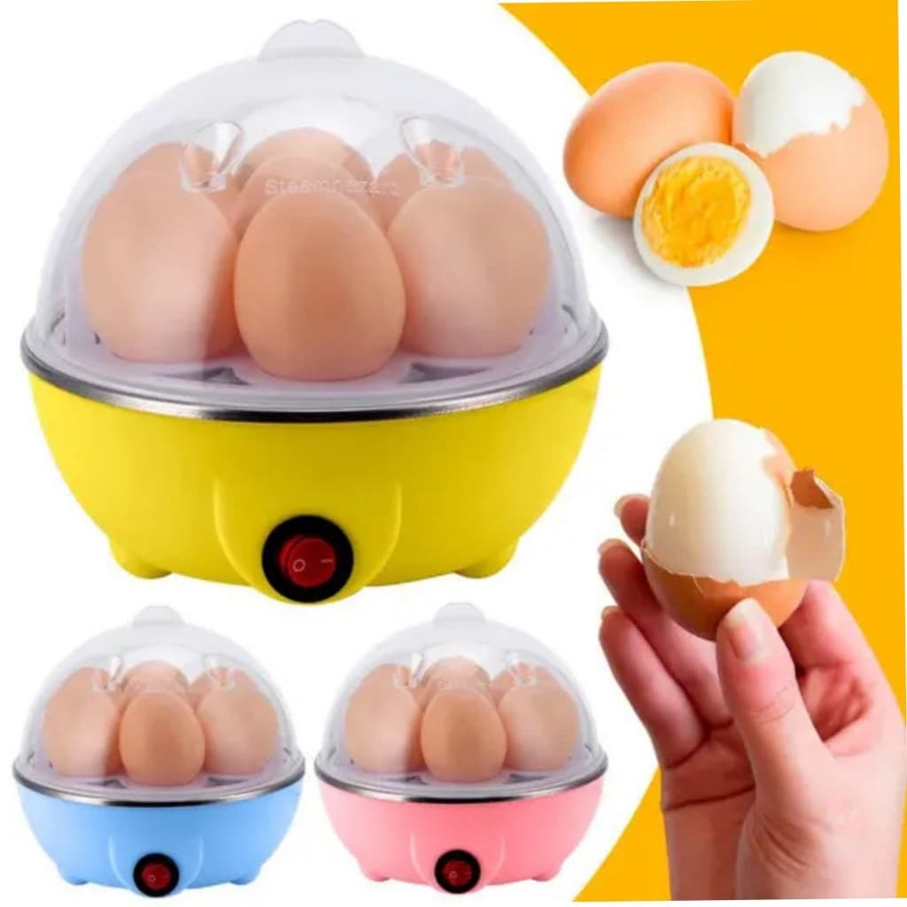 Cozedor de Ovos Elétrico Multifuncional - Egg Cooker 110V - (Cores Sortidas)