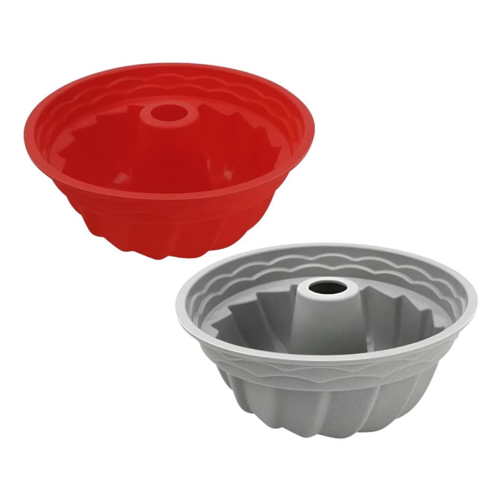 Forma de Silicone Vazada 21,5x8,5cm Antiaderente para Cozinha e Confeitaria