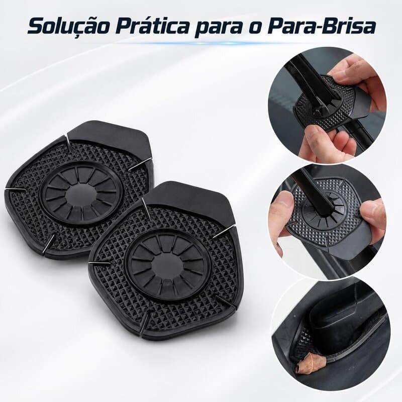 Capa Protetora De Orifício De Limpador De Pára-Brisa De Inferior Silicone À Prova De Poeira De PVC