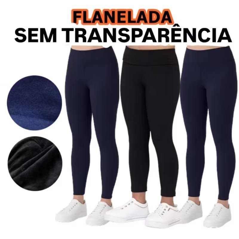 Calça Legg Suplex Peluciada Infantil Menina Tamanho 1 ao 14
