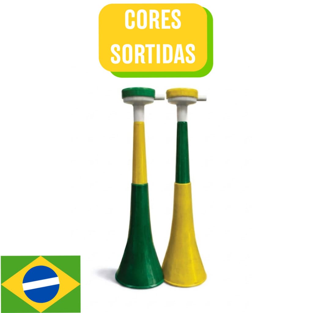Corneta Brasil Barulhenta – Acessório do Torcedor da Copa do Mundo