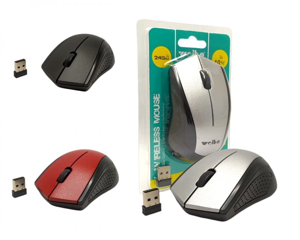 Mouse Óptico sem Fio PC / Notebook com 1600dpi Weibo MOU-2820B