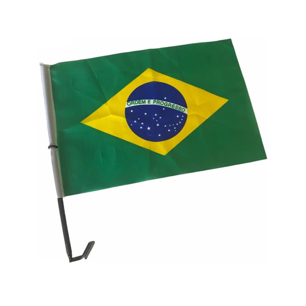 Bandeira do Brasil para Vidro de Carro – Torcida Copa do Mundo