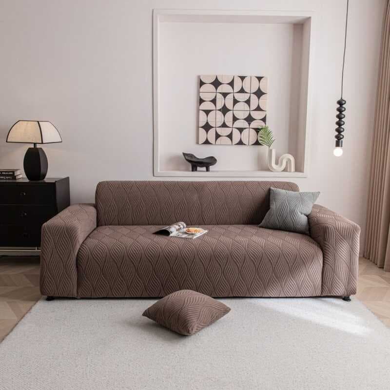 2025 Yiduo Jacquard Veludo Capa de Sofá com Tudo Incluído Tecido Jacquard Sofá Elástico Capa de Sofá Estilo Universal