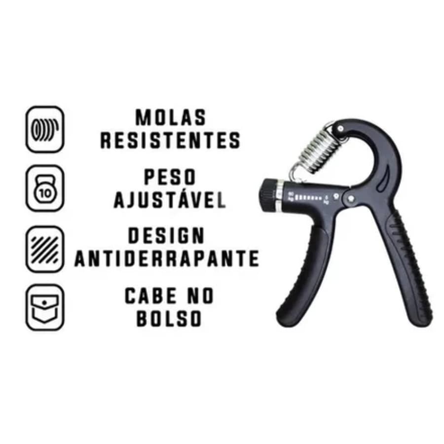 Hand Grip Mola Com Ajuste 5kg A 60kg Fisioterapia MUITO BOA.